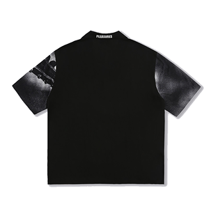 Chemise à col imprimé Star Power Camp, t-shirts graphiques décontractés de haute qualité pour hommes, chemises pour hommes - Product Image 3
