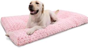 Coussin de lit pour chien en gros, lavable, pour petit chien, tapis antidérapant pour animaux de compagnie, matelas de couchage en peluche pour niche, lit de haute qualité pour cage à chien - Product Image 2