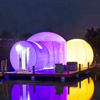 Tente transparente gonflable énorme extérieure de bulle d'activité de partie de dôme d'igloo
