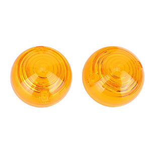 Couvre-feux arrière Land Rover Defender, plastique rouge rond, paire pour 90 110 - Product Image 2