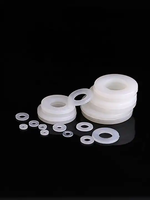 TOBO groupe M2 M3 M4 M5-M20 noir/blanc Nylon rondelle plate en plastique plan entretoise joint torique rondelle pour vis