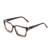 G6046 Fabricants de lunettes à monture optique carrée en acétate tendance