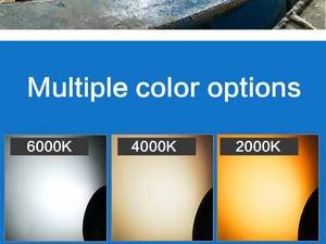 Lampe LED bleue de pêche haute puissance 1000 watts, étanche IP67, 70 CRI, à intensité variable, portée d'éclairage 1-100 m - Product Image 5