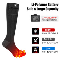 Gants et chaussettes chauffantes pour activités hivernales en extérieur, emballées dans une boîte élégante, idéales pour le snowboard, en stock en Pologne.