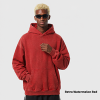 Hoodie Fleece Eco Berkualitas Tinggi Anti Pilling Anti Susut 365g Pria Model Boxy Oversized Grosir Label Pribadi OEM