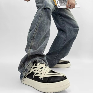 Chaussures de sport en cuir véritable à lacets de marque personnalisée, semelles épaisses, chaussures de basket-ball décontractées pour hommes et femmes dans des boîtes d'origine - Product Image 3