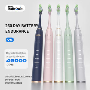 专业IPX7通用串行总线声波电动牙刷发光二极管杜邦软硬刷毛智能振动器防水牙齿家用 - Product Image 2