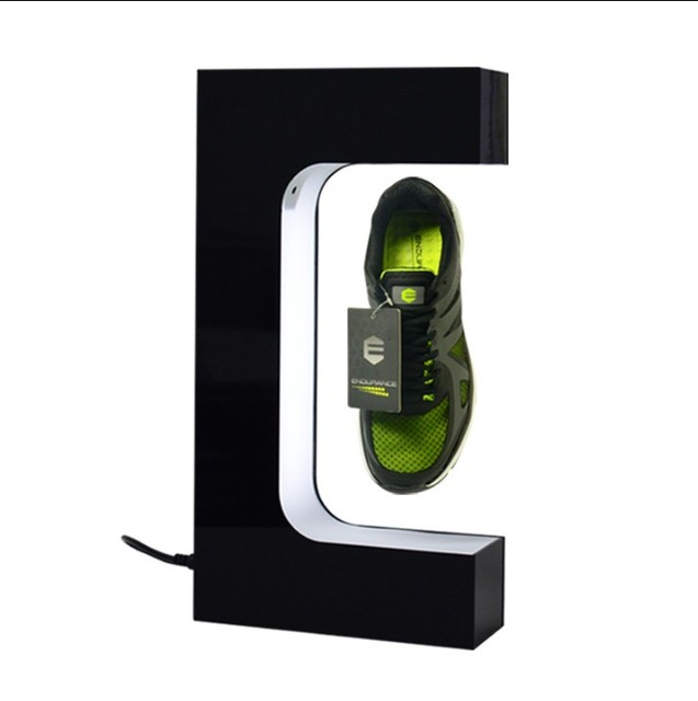 Fashion Acrylic Module Magnetic Levitation Display Shoes Magnetic Levitation Device Platform for Shoes Shoe Display Rack