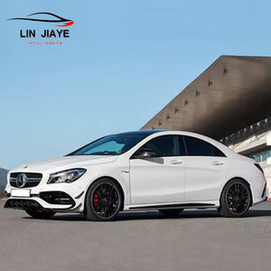Pièces <span class=keywords><strong>de</strong></span> voiture automobiles Style CLA <span class=keywords><strong>Amg</strong></span> pour <span class=keywords><strong>Mercedes</strong></span>-Benz W117 à CLA45 <span class=keywords><strong>Amg</strong></span> PP Kits <span class=keywords><strong>de</strong></span> carrosserie <span class=keywords><strong>de</strong></span> pare-chocs avant Grille et jupes latérales 2013-2019 - Product Image 6