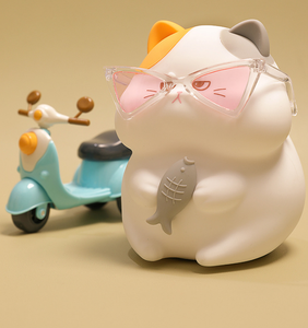 Colorful Silicone Cat Night <b>Light</b> with <b>Motion</b> <b>Sensor</b> Tap Control Funny Birthday or Christmas Gift Cartoon LED Lamp for Kids - Product Image 4