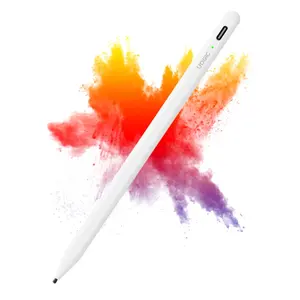 Factory Active Tactil Bluetooth Pencil White Special Plastic Soft Tip Smart Stylus Pen For Ipad Apple