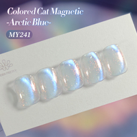 BORN PRETTY Vernis Gel Magnétique UV Effet Œil de Chat Cristal Bleu Arctique 10ml Sans Hema ni TPO – Soak Off