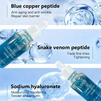 Sérum Avancé au Peptide de Cuivre Bleu GHK-Cu pour le Visage – Réparation Intense de la Barrière Cutanée et Essence Anti-Âge pour Peaux Matures – Marque Blanche