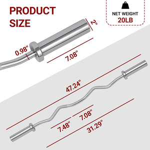 Barra <span class=keywords><strong>de</strong></span> <span class=keywords><strong>Curl</strong></span> Portátil <span class=keywords><strong>de</strong></span> Acero Resistente para Levantamiento <span class=keywords><strong>de</strong></span> Pesas, <span class=keywords><strong>Curl</strong></span> <span class=keywords><strong>de</strong></span> Bíceps, Conexión <span class=keywords><strong>de</strong></span> Rodamiento <span class=keywords><strong>de</strong></span> Manguito <span class=keywords><strong>de</strong></span> Cobre Antideslizante, Gimnasio en Casa - Product Image 3