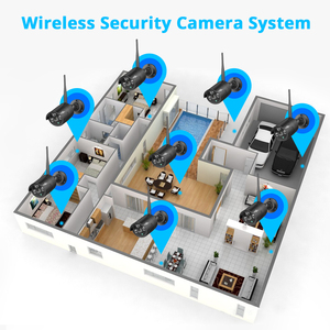 Hiseeu Hệ Thống <span class=keywords><strong>Camera</strong></span> An Ninh Không Dây Với Ổ Cứng 3 TB Một Chiều Âm Thanh <span class=keywords><strong>IP</strong></span> 66 Không Thấm Nước NVR Kit Wifi - Product Image 4