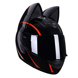 אופנוע ייחודי abs חתול ראש קסדה לנערות - Product Image 1