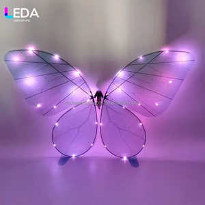 LEDA <span class=keywords><strong>Farfalle</strong></span> LED Volanti con Ali Pieghevoli e Telecomando, Accessori Romantici per Matrimoni ed Eventi - Product Image 6