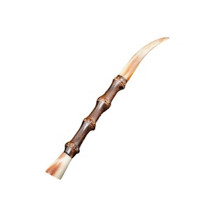 Muxiang Pipe Tamper Horn Shape Bamboo Joint 15x2x2cm Durable Smoking Accessory - Product Image 4