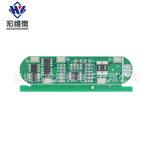 Placa de Protección de Batería Li-Po Hongwei Micro de 4 Celdas 18650, 14.8V 12A, Protección Contra Sobrecarga y Descarga Excesiva - Product Image 1