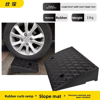 Rampe de passage pour câbles, seuil de sécurité, ralentisseur de vitesse en plastique et caoutchouc, installation par vis pour voie automobile