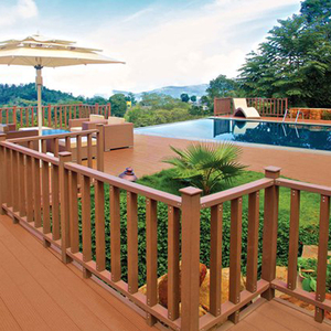 WPC tubo cuadrado hueco edificio partición decoración <span class=keywords><strong>madera</strong></span> plástico compuesto barandilla <span class=keywords><strong>madera</strong></span> WPC poste tubo pérgola usada - Product Image 1