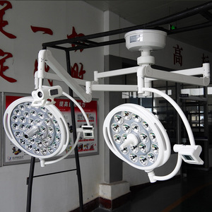 Lámpara Quirúrgica LED de Doble Cabezal Sin Sombra de 150W con Certificación CE para Iluminación de Operaciones en Hospitales Dentales - Product Image 4