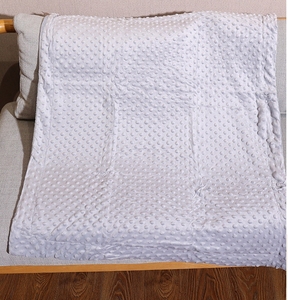 Bán Buôn Bé Giữ Ấm Mềm Chăn Bộ Đồ Giường Đặt <span class=keywords><strong>Micro</strong></span> Minky <span class=keywords><strong>Polyester</strong></span> Dot Bé Chăn Cho Trẻ sơ sinh - Product Image 4