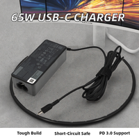 Adaptateur secteur pour ordinateur portable et téléphone portable LE 20V 3.25A 65W PD 3.0 USB-C Type-C ADLX65YLC3D