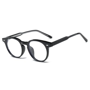 กรอบแว่นตาทรงกลมใสสำหรับผู้หญิง แว่นสายตาแบบมีกรอบน้ำหนักเบา - Product Image 3