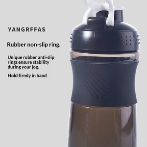 500ml PP Plastic Reusable Eco-Friendly Direct Drinking Water <b>Bottle</b> with <b>Shaker</b> for and Push Button Cap - Product Image 3