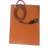 Calentador eléctrico de silicona Flexible hecho a medida, almohadilla de calefacción para reptiles con batería y encendedor