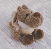 Sac à dos en peluche mignon en forme de loup, pendentif, poupée, porte-clés en forme de loup, cadeau pour couple et enfants