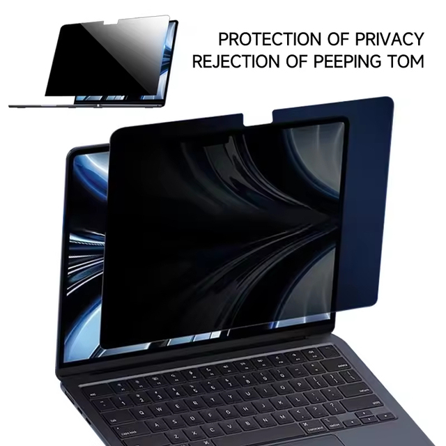 2026 Hot Easy Installation Magnetic Privacy Filter Anti SPY Laptop Screen Protector Blue Light Cut for MacBook 13'14'15'16 Inch