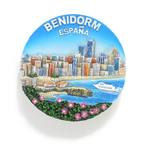 Imán de resina 3D personalizado para nevera: recuerdo de viaje personalizado para decorar tu nevera con recuerdos - Product Image 1