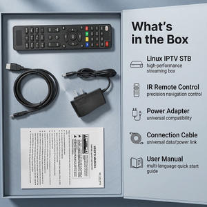 Linux IP STB <span class=keywords><strong>Xtream</strong></span> API H.265 1080p URL prédéfinie Liste de lecture locale HD+AV + LAN WiFi (Fournisseurs) - ERI-IPTV004 DDR3 1 Go Flash 16 Mo - Product Image 5