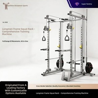 Rack de musculation de type Gantry avec Smith Machine, en acier, avec disques de poids réglables, personnalisable, pour salle de sport commerciale haut de gamme, pour tractions