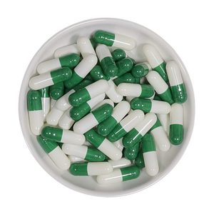 Klant Op Maat Gemaakte Capsule Verpakking <span class=keywords><strong>Hpmc</strong></span> Plantaardige Lege Medicijncapsules Halal Iso22000 Groen Wit Maat <span class=keywords><strong>00</strong></span> 0 1 Voor Leeuwenmanen - Product Image 3