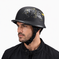 Casque de moto classique rétro personnalisé de luxe en gros, casque ouvert en ABS, certification ECE2206