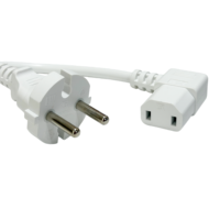 Cable de Extensión para Monitor Delight Fire, 1 Metro, Enchufe Europeo de 2 Pines, IEC C13, Certificado CE, para Electrodomésticos, Computadora/Impresora/TV/PS4