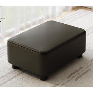 Tabouret carré de luxe moderne en tissu chenille de haute qualité, avec rangement, pour la maison et la chambre, vente en gros d'usine - Product Image 5