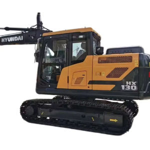 Nouvelle pelle Hyundai Hx130 à bas prix Moteur Cummins moderne d'origine sur chenilles hydrauliques utilisés équipement de construction de haute qualité - Product Image 1