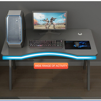 Bureau de Gaming professionnel en forme de Z, grand tapis de souris, pour ordinateur, bureau de travail, pour Gamer