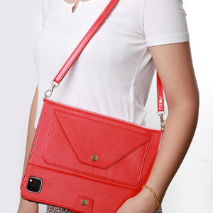 Funda de cuero con ranura para tarjeta multifuncional para funda Ipad con correa de mano y tirantes para <span class=keywords><strong>Samsung</strong></span> - Product Image 2