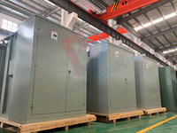 Transformateur immergé dans l'huile à montage sur socle, vente chaude, 11 kV, 200 kVA, double enroulement, type extérieur