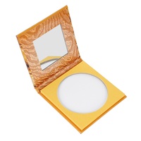 Palette en carton rigide recyclable personnalisée à compartiment unique magnétique vide pour fard à joues et fard à paupières, pour emballage cosmétique