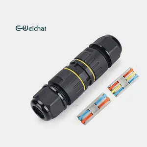 Led Terminal Block Power Cable Circular Waterproof Electrical Outdoor Ip68 Screw Wire Connector