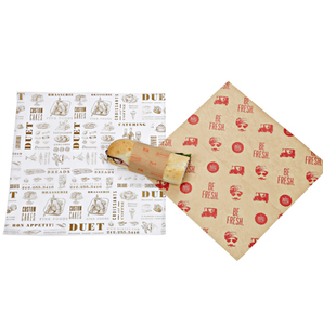 Print logo <strong>Brown</strong> Food Wax <strong>Paper</strong> Mcdonald's Burger <strong>Wrapping</strong> <strong>Paper</strong> Hot Dog <strong>Paper</strong> Wrappers Customized Design - Product Image 6