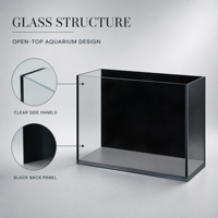 Aquarium de bureau en verre pour la maison et le bureau, fabricant en gros