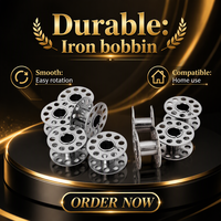 Bobines en fer vintage pour machine à coudre, pièces et accessoires pour machine à coudre domestique à pédale, outils de couture pour la maison, directement de l'usine