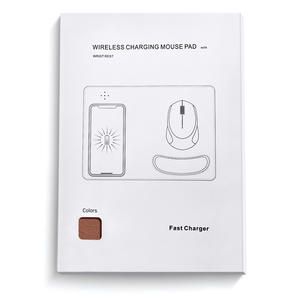 알폼브릴라 라톤 Tapis De Souris 무선 충전 Led 충전 접이식 마우스 패드 충전기 패드 15W 고무 마우스 패드 드 Jeu 재고 - Product Image 5